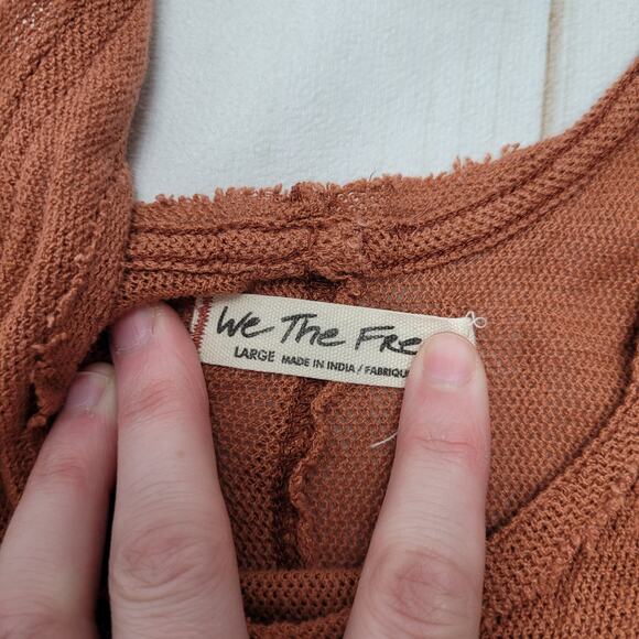 We the Free People Joni stripe maxi tank top sheer - Picture 6 of 11